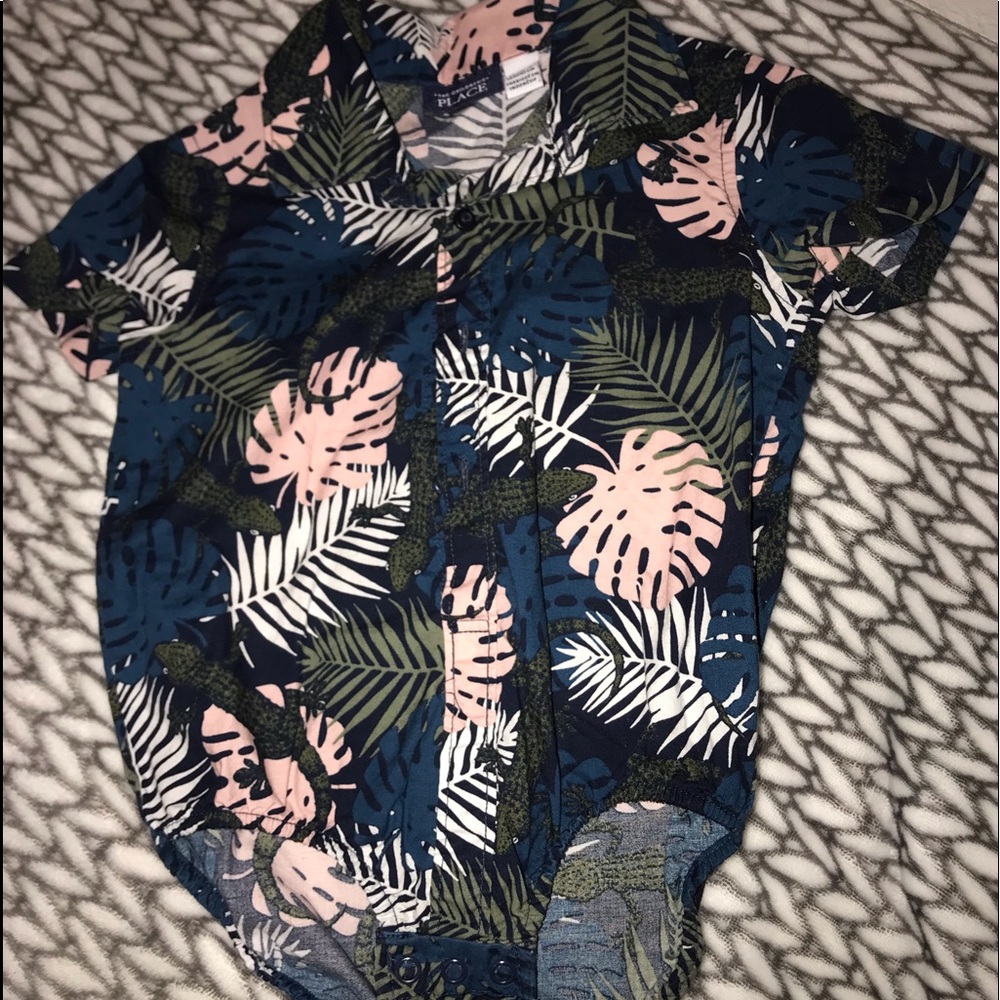 toddler boy hawaiana onesie